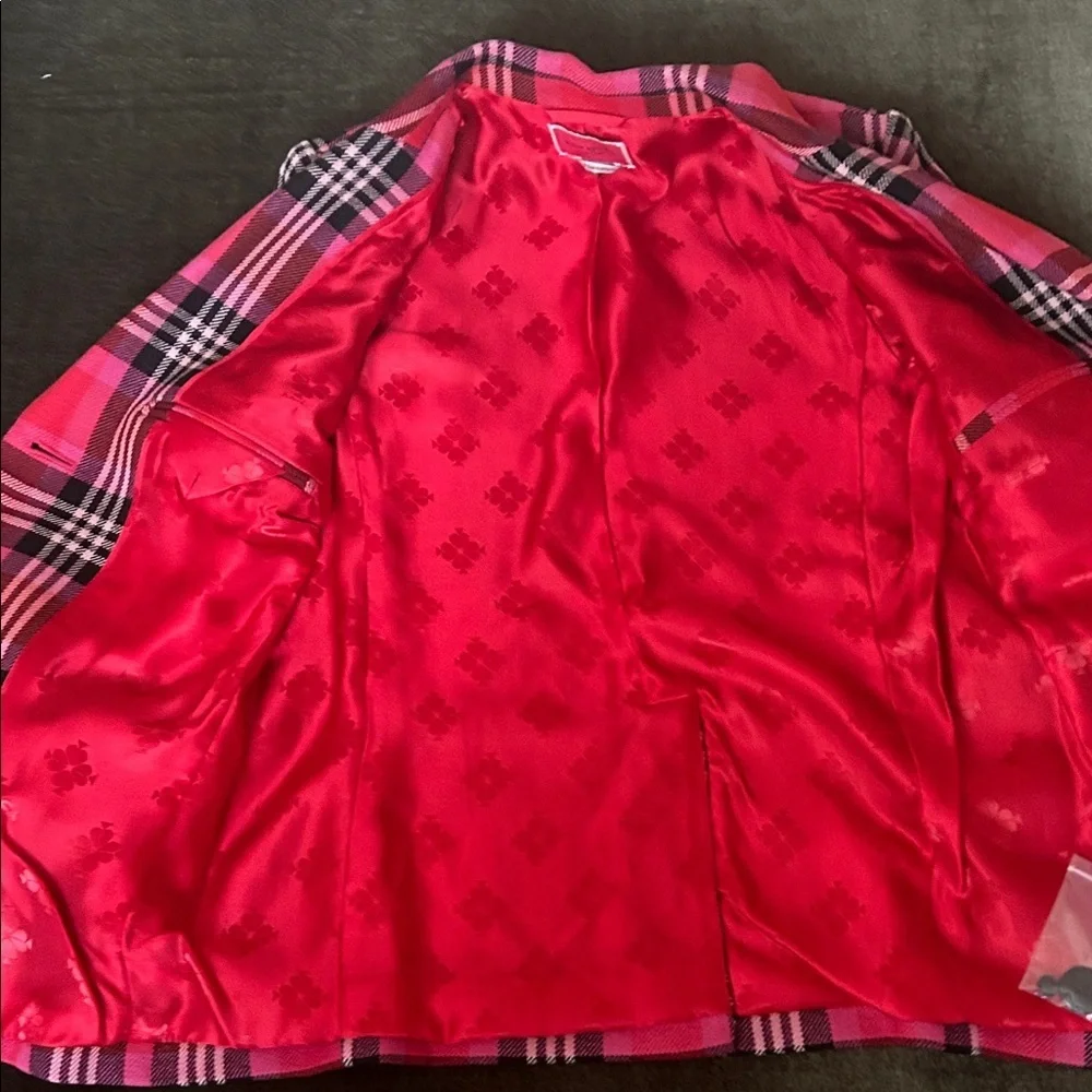 Kate Spade Plaid Blazer